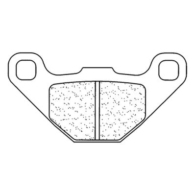 Plaquettes de freins CL Brakes Route m&eacute;tal fritt&eacute; - 2472RX3