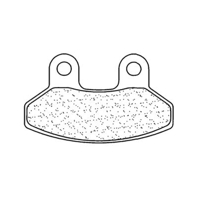 Plaquettes de freins CL Brakes Scooter m&eacute;tal fritt&eacute; - 3067SC