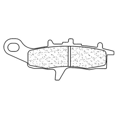 Plaquettes de freins CL Brakes m&eacute;tal fritt&eacute; - 1141ATV1