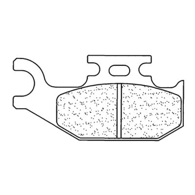 Plaquettes de freins CL Brakes m&eacute;tal fritt&eacute; - 1235ATV1