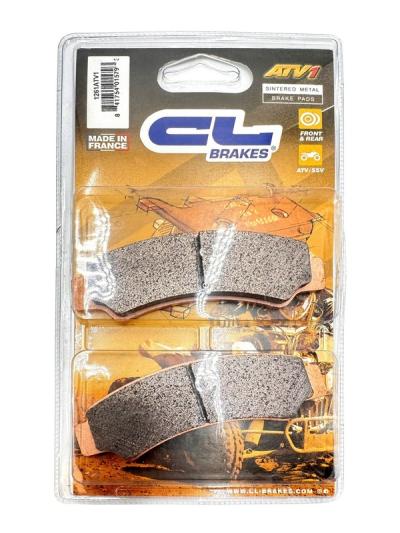 Plaquettes de freins CL Brakes m&eacute;tal fritt&eacute; - 1261ATV1