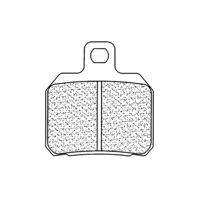 Plaquettes de freins CL Brakes m&eacute;tal fritt&eacute; - 2827ATV1