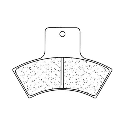 Plaquettes de freins CL Brakes m&eacute;tal fritt&eacute; - 2925ATV1