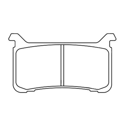 Plaquettes de freins CL Brakes racing m&eacute;tal fritt&eacute; - 1252C60