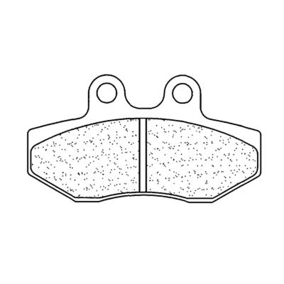 Plaquettes de freins CL Brakes route m&eacute;tal fritt&eacute; - 1144S4