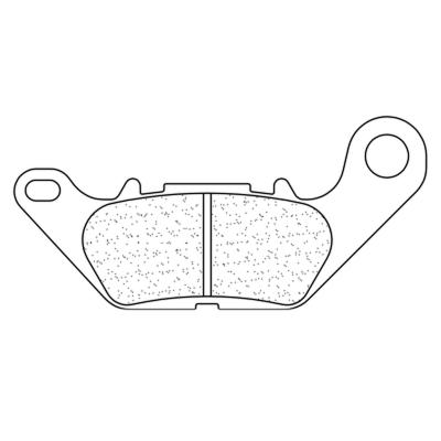 Plaquettes de freins CL Brakes route m&eacute;tal fritt&eacute; - 1224S4