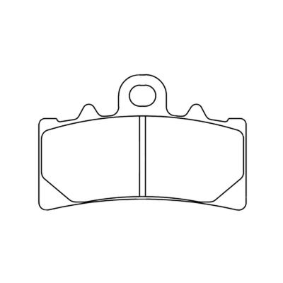 Plaquettes de freins CL Brakes route m&eacute;tal fritt&eacute; - 1233XBK5