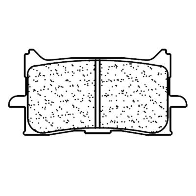 Plaquettes de freins CL Brakes route m&eacute;tal fritt&eacute; - 1245A3+