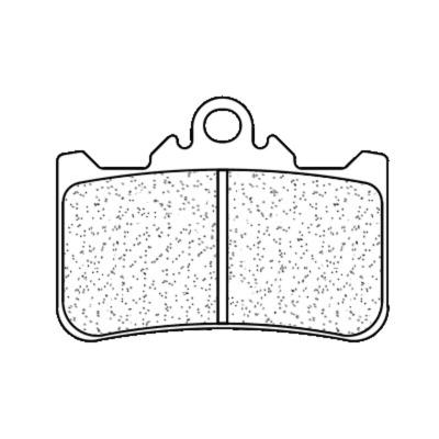 Plaquettes de freins CL Brakes route m&eacute;tal fritt&eacute; - 1276A3+