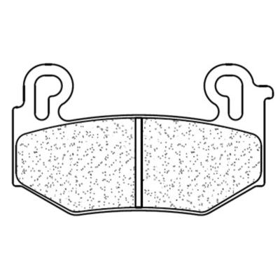Plaquettes de freins CL Brakes route m&eacute;tal fritt&eacute; - 1280A3+