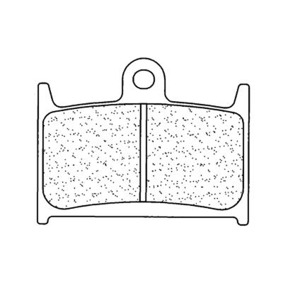 Plaquettes de freins CL Brakes route m&eacute;tal fritt&eacute; - 2246A3+