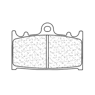 Plaquettes de freins CL Brakes route m&eacute;tal fritt&eacute; - 2251A3+