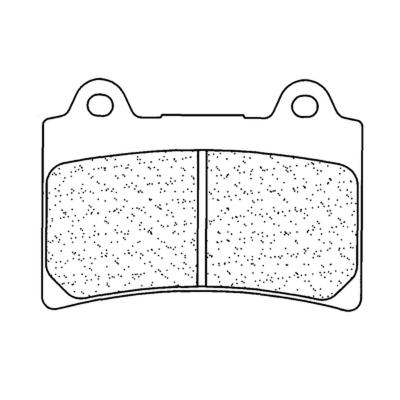 Plaquettes de freins CL Brakes route m&eacute;tal fritt&eacute; - 2253A3+