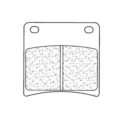 Plaquettes de freins CL Brakes route m&eacute;tal fritt&eacute; - 2281A3+