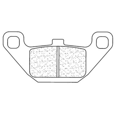 Plaquettes de freins CL Brakes route m&eacute;tal fritt&eacute; - 2285A3+