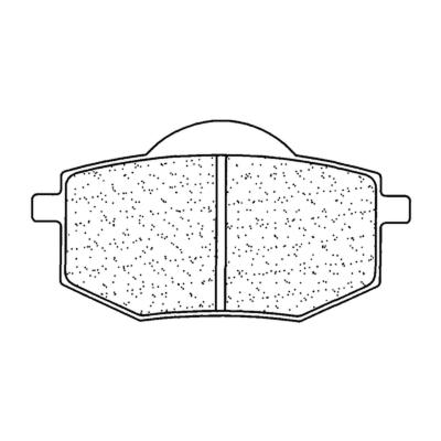 Plaquettes de freins CL Brakes route m&eacute;tal fritt&eacute; - 2392A3+