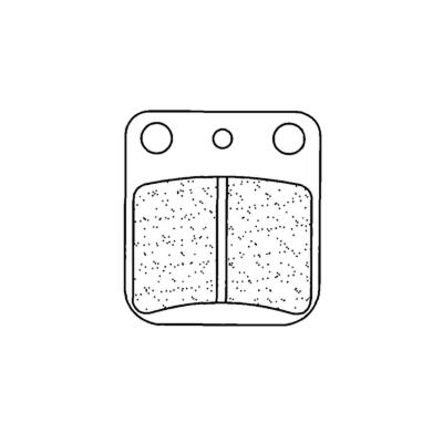 Plaquettes de freins CL Brakes route m&eacute;tal fritt&eacute; - 2408A3+