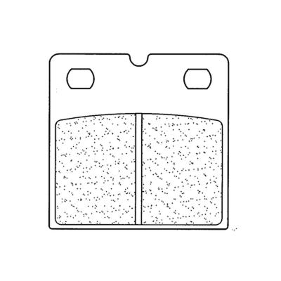 Plaquettes de freins CL Brakes route m&eacute;tal fritt&eacute; - 2840A3+