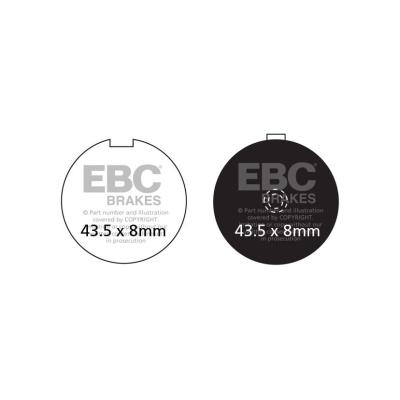 Plaquettes de freins EBC Organique avant