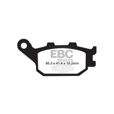 Plaquettes de freins EBC Sinter M&eacute;tal Fritt&eacute; arri&egrave;re (sp&eacute;cial ABS selon mod&egrave;le)