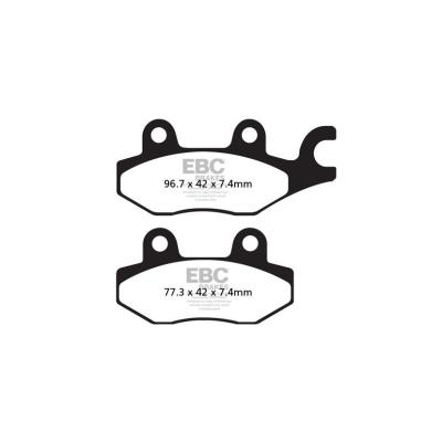 Plaquettes de freins EBC Sinter M&eacute;tal Fritt&eacute; avant droit