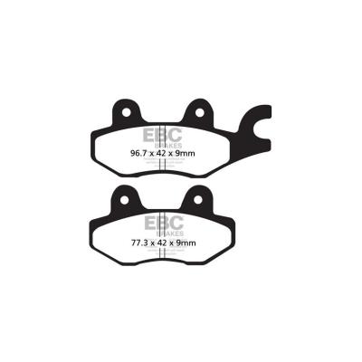 Plaquettes de freins EBC Sinter M&eacute;tal Fritt&eacute; avant droit/gauche (selon mod&egrave;le)