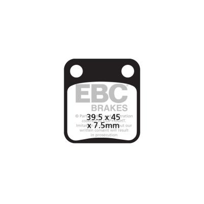 Plaquettes de freins EBC Sinter M&eacute;tal Fritt&eacute; avant/arri&egrave;re (sp&eacute;cial RS selon mod&egrave;le)