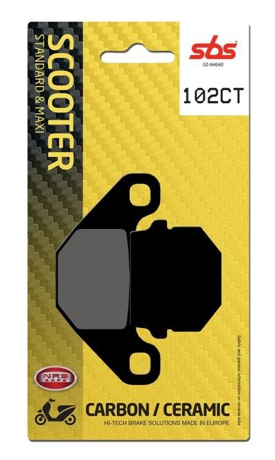 Plaquettes de freins SBS 102CT 548