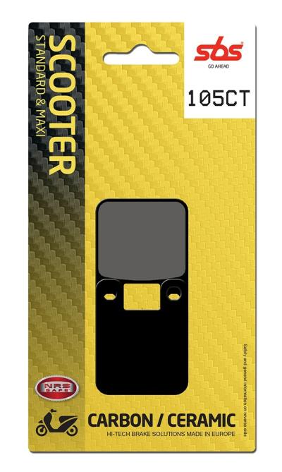 Plaquettes de freins SBS 105CT 559