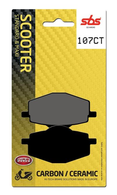 Plaquettes de freins SBS 107CT 575