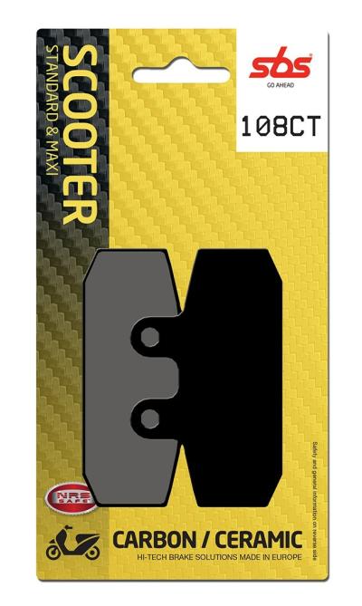 Plaquettes de freins SBS 108CT 588