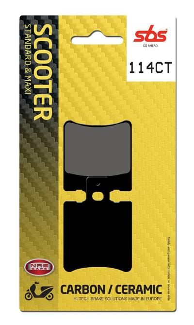 Plaquettes de freins SBS 114 CT
