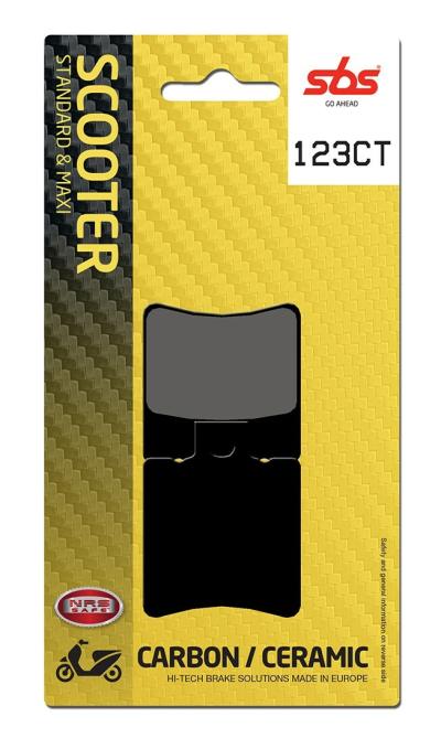 Plaquettes de freins SBS 123CT
