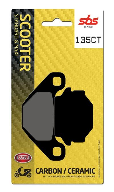 Plaquettes de freins SBS 135CT 546