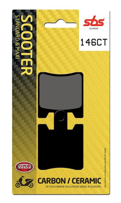 Plaquettes de freins SBS 146CT 740