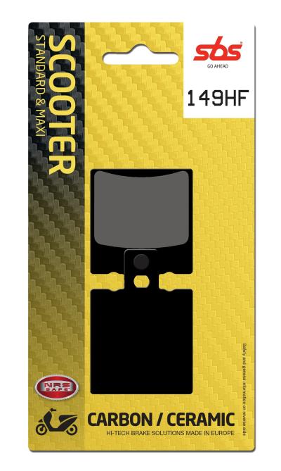 Plaquettes de freins SBS 149 744 HF