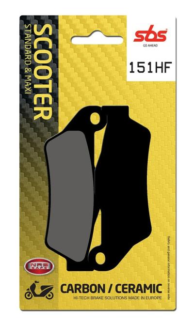 Plaquettes de freins SBS 151 671HF