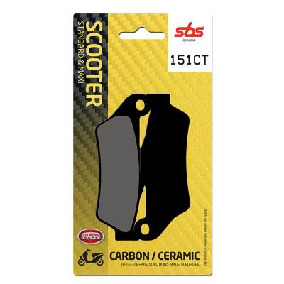 Plaquettes de freins SBS 151CT Organique Avant