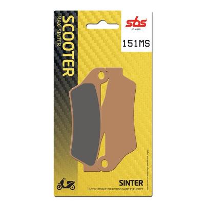 Plaquettes de freins SBS 151MS Sinter M&eacute;tal Fritt&eacute; avant/arri&egrave;re