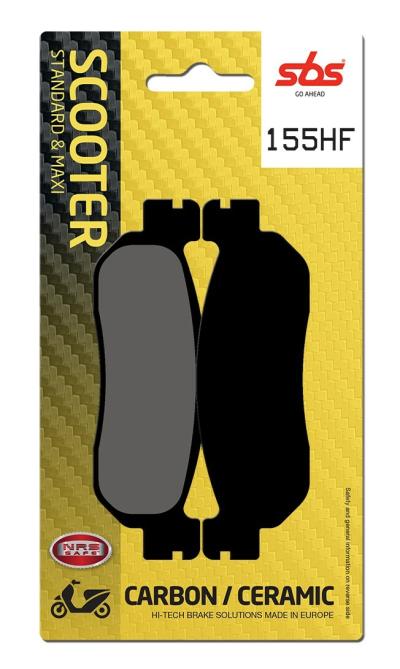 Plaquettes de freins SBS 155 728HF