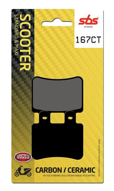 Plaquettes de freins SBS 167CT 773