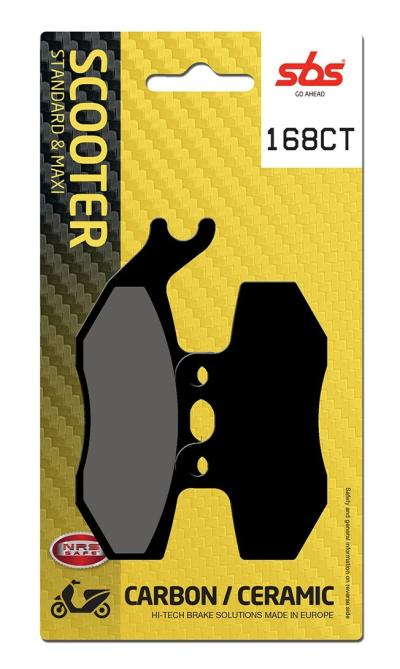 Plaquettes de freins SBS 168CT 774