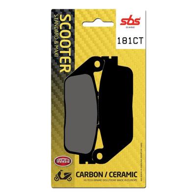Plaquettes de freins SBS 181CT Organique Avant