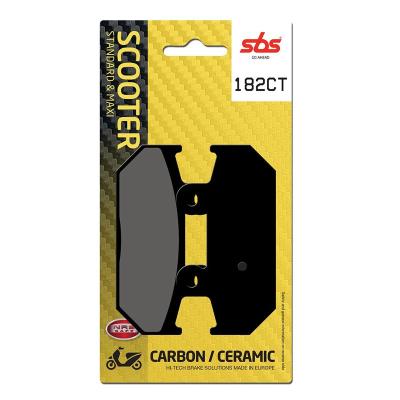 Plaquettes de freins SBS 182CT Organique Arri&egrave;re