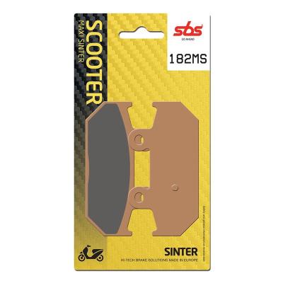 Plaquettes de freins SBS 182MS Sinter M&eacute;tal Fritt&eacute; Arri&egrave;re
