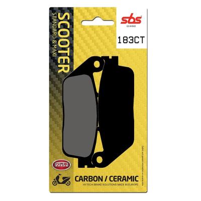 Plaquettes de freins SBS 183CT Organique Avant