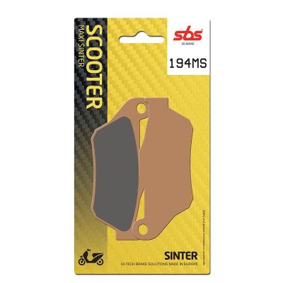 Plaquettes de freins SBS 194MS Sinter M&eacute;tal Fritt&eacute; Avant
