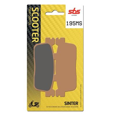 Plaquettes de freins SBS 195MS Sinter M&eacute;tal Fritt&eacute; Arri&egrave;re