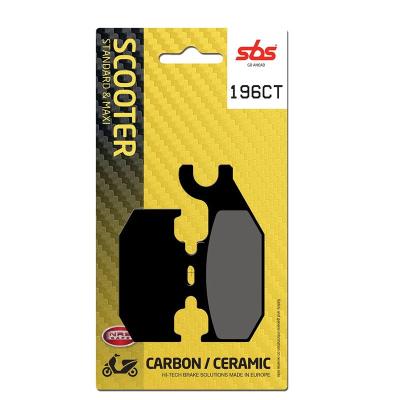 Plaquettes de freins SBS 196CT Organique Arri&egrave;re
