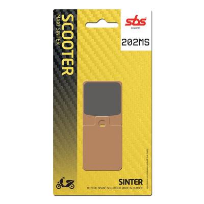 Plaquettes de freins SBS 202MS Sinter M&eacute;tal Fritt&eacute; Avant